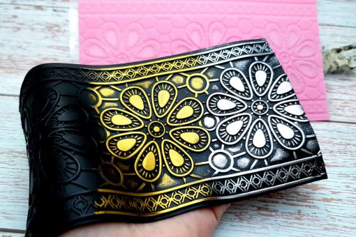 Large Flowers Net Lace - 130x190mm #23638