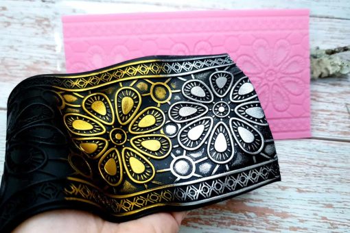 Large Flowers Net Lace - 130x190mm #23651