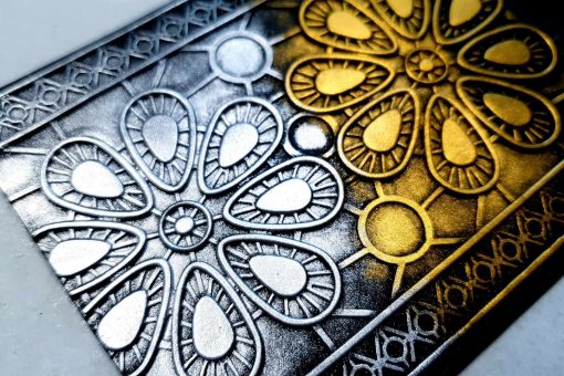 Large Flowers Net Lace - 130x190mm #23667