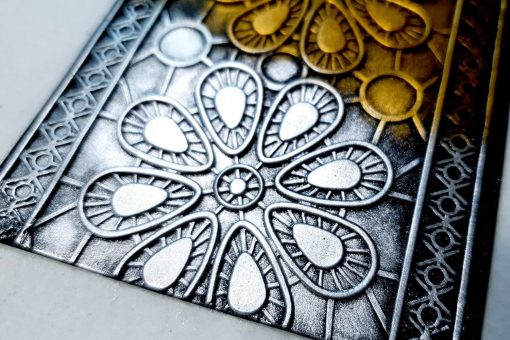 Large Flowers Net Lace - 130x190mm #23670