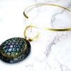 Twisted Golden Metal Necklaces For Pendant #25304