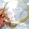 Twisted Golden Metal Necklaces For Pendant #25322