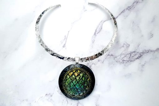 3 Pieces Of Silver Metal Necklaces For Pendant #25337