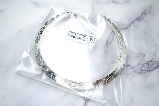 3 Pieces Of Silver Metal Necklaces For Pendant #25348