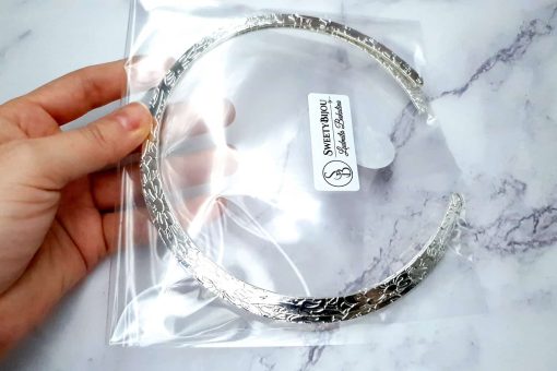 3 Pieces Of Silver Metal Necklaces For Pendant #25353