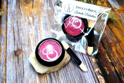 Solid pigment powder, juicy pink, metal+chrome effect #25612