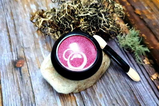 Solid pigment powder, juicy pink, metal+chrome effect #25613