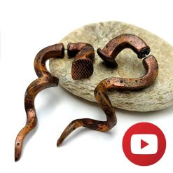 Faux metal nails jewelry #26119