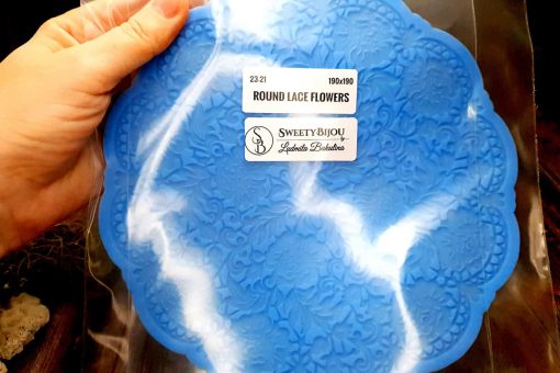 Large Round Lace Silicone Texture #25511