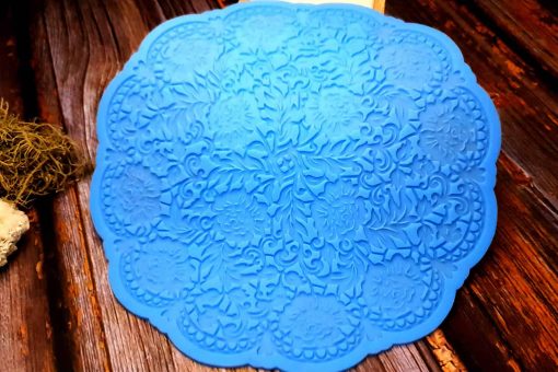 Large Round Lace Silicone Texture #25512