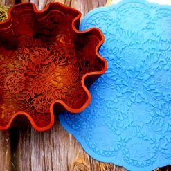 Large Round Lace Silicone Texture #25513