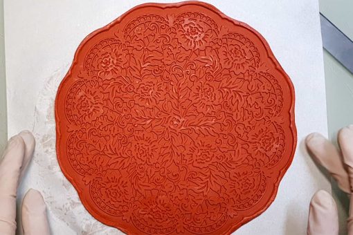 Large Round Lace Silicone Texture #25518