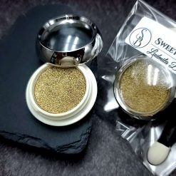 Solid golden powder with metal+chrome effect pigment #27353