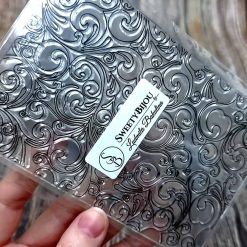Floral Pattern Transparent Clear Silicone Stamp #27379