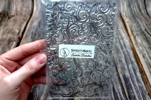 Floral Pattern Transparent Clear Silicone Stamp #27380