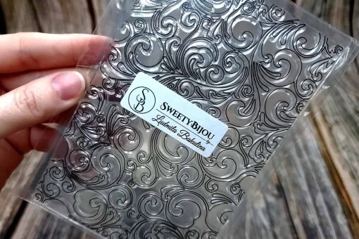Floral Pattern Transparent Clear Silicone Stamp #27381