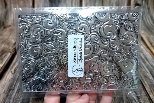 Floral Pattern Transparent Clear Silicone Stamp #27382