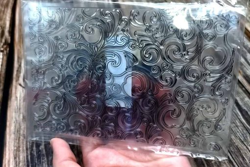 Floral Pattern Transparent Clear Silicone Stamp #27383