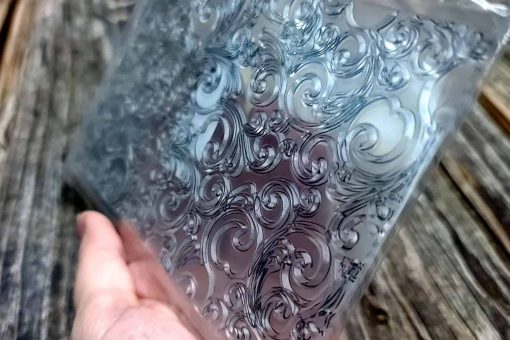 Floral Pattern Transparent Clear Silicone Stamp #27384