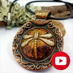 Central part of dragonfly pendant #26987