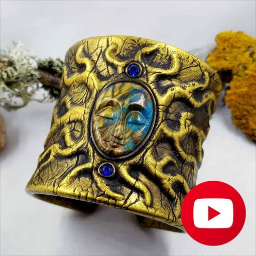 How to make an ancient bracelet with Goddes face #26983