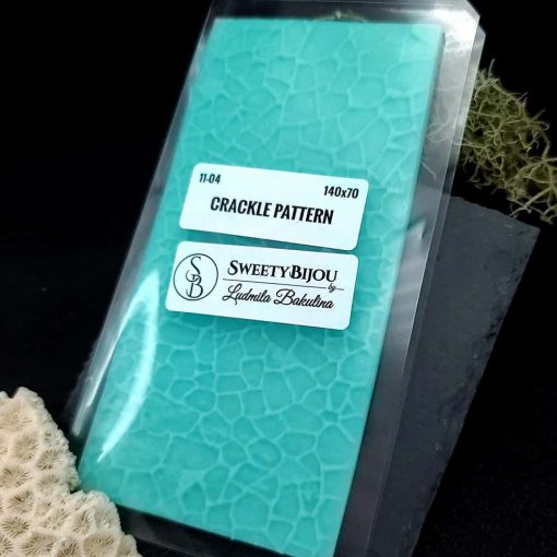 Crackle Surface - Silicone Texture (140x70mm) #28864