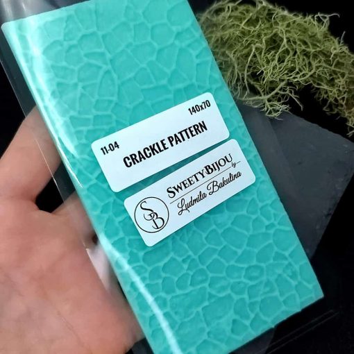 Crackle Surface - Silicone Texture (140x70mm) #28865