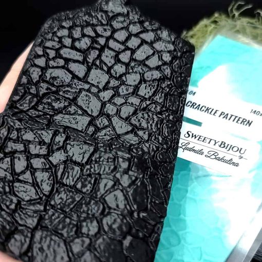 Crackle Surface - Silicone Texture (140x70mm) #28879