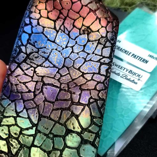 Crackle Surface - Silicone Texture (140x70mm) #28889