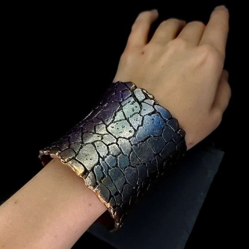 Crackle Surface - Silicone Texture (140x70mm) #28903