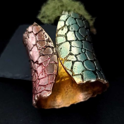 Crackle Surface - Silicone Texture (140x70mm) #28906