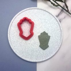 Sophisticated Shield-Shaped Valentines Day Clay Cutters