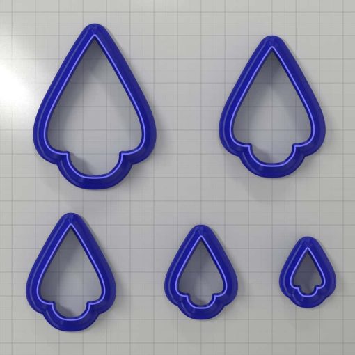 Set of 5 cutters: DROPS#2 #33093
