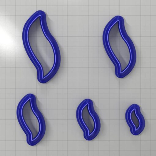 Set of 5 cutters: DROPS#8 Right #33117