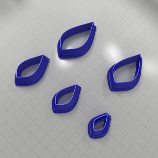 Set of 5 cutters: DROPS#16 #33157