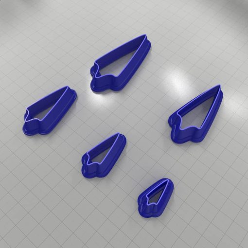 Set of 5 cutters: DROPS#21 #33193