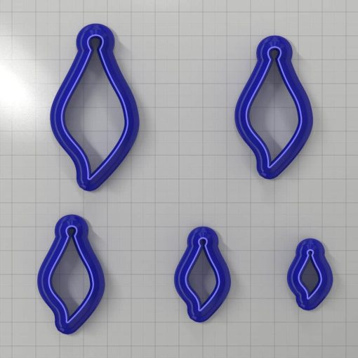 Set of 5 cutters: DROPS#22 Left #33194