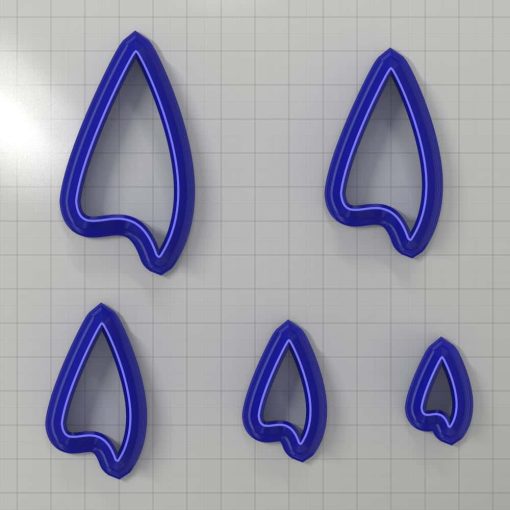 Set of 5 cutters: DROPS#25 Left #33215