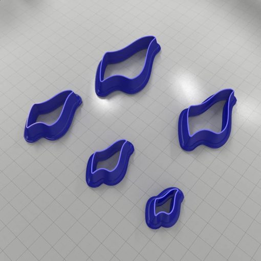 Set of 5 cutters: DROPS#27 Right #33233