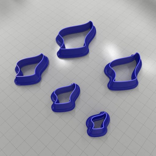 Set of 5 cutters: DROPS#28 Left #33239