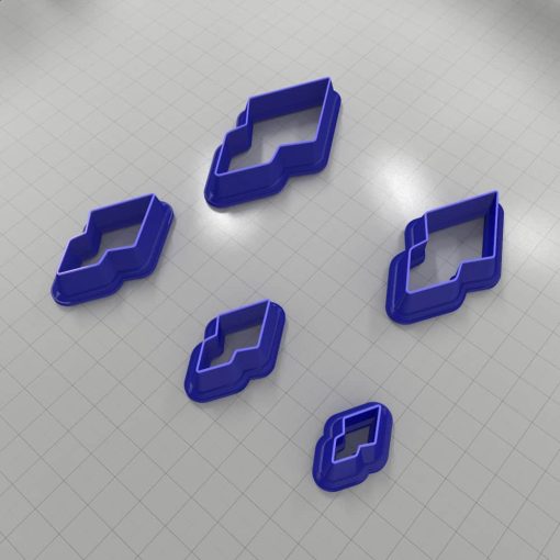 Set of 5 cutters: DROPS#33 #33276