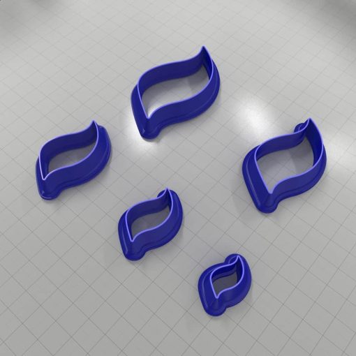 Set of 5 cutters: DROPS#41 Left #33319