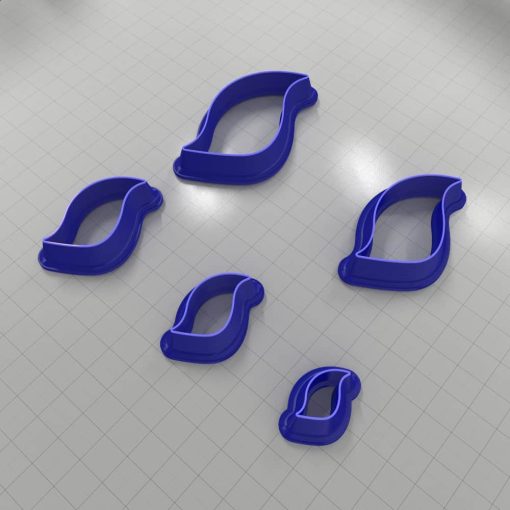 Set of 5 cutters: DROPS#41 Right #33321