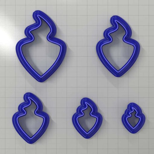 Set of 5 cutters: DROPS#44 Right #33338