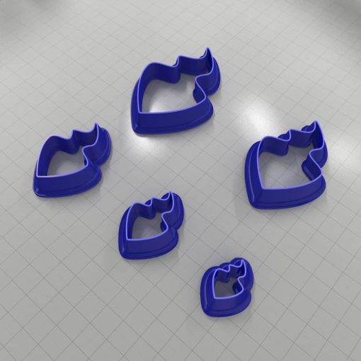 Set of 5 cutters: DROPS#44 Right #33340