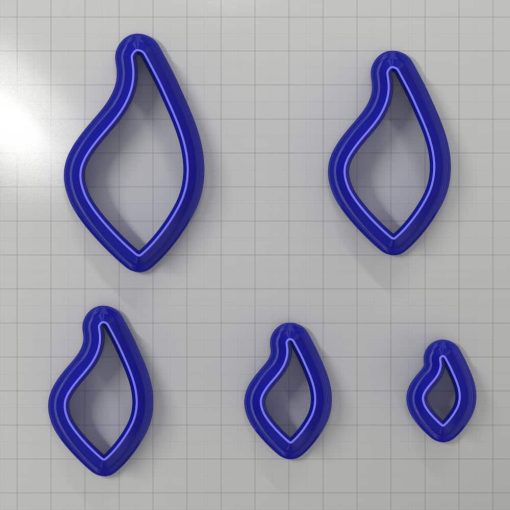 Set of 5 cutters: DROPS#45 Left #33341