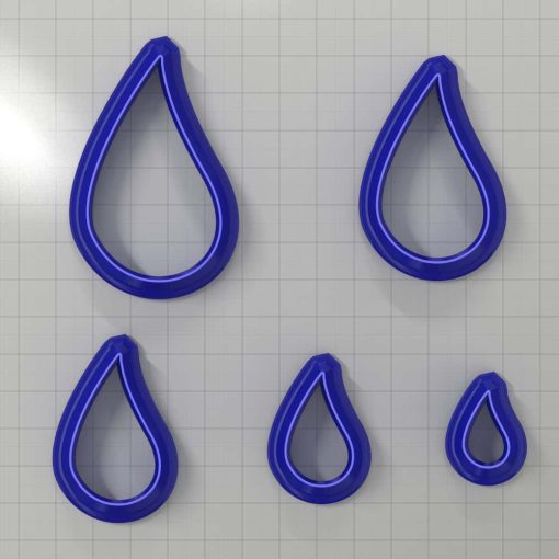 Set of 5 cutters: DROPS#48 Left #33353