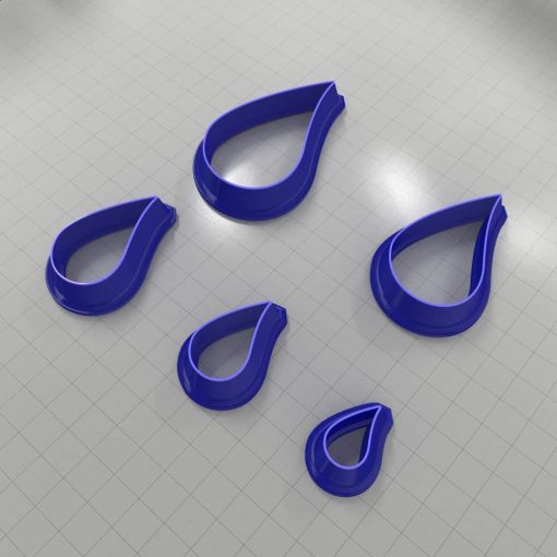 Set of 5 cutters: DROPS#48 Left #33355
