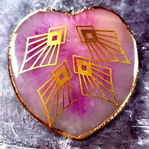 4 Raw Brass Charms "Rays of the Sun" #33952