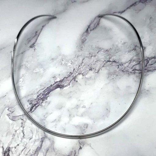 2 Silver color metal necklaces for Pendant #35249